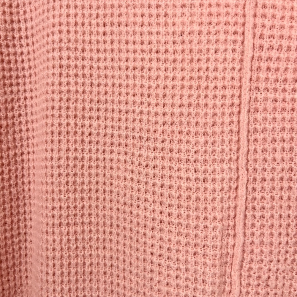 Free People Intimately Free C.O.M.F.Y.
Waffle Knit V-Neck Oversized Sweater - Picture 12 of 14